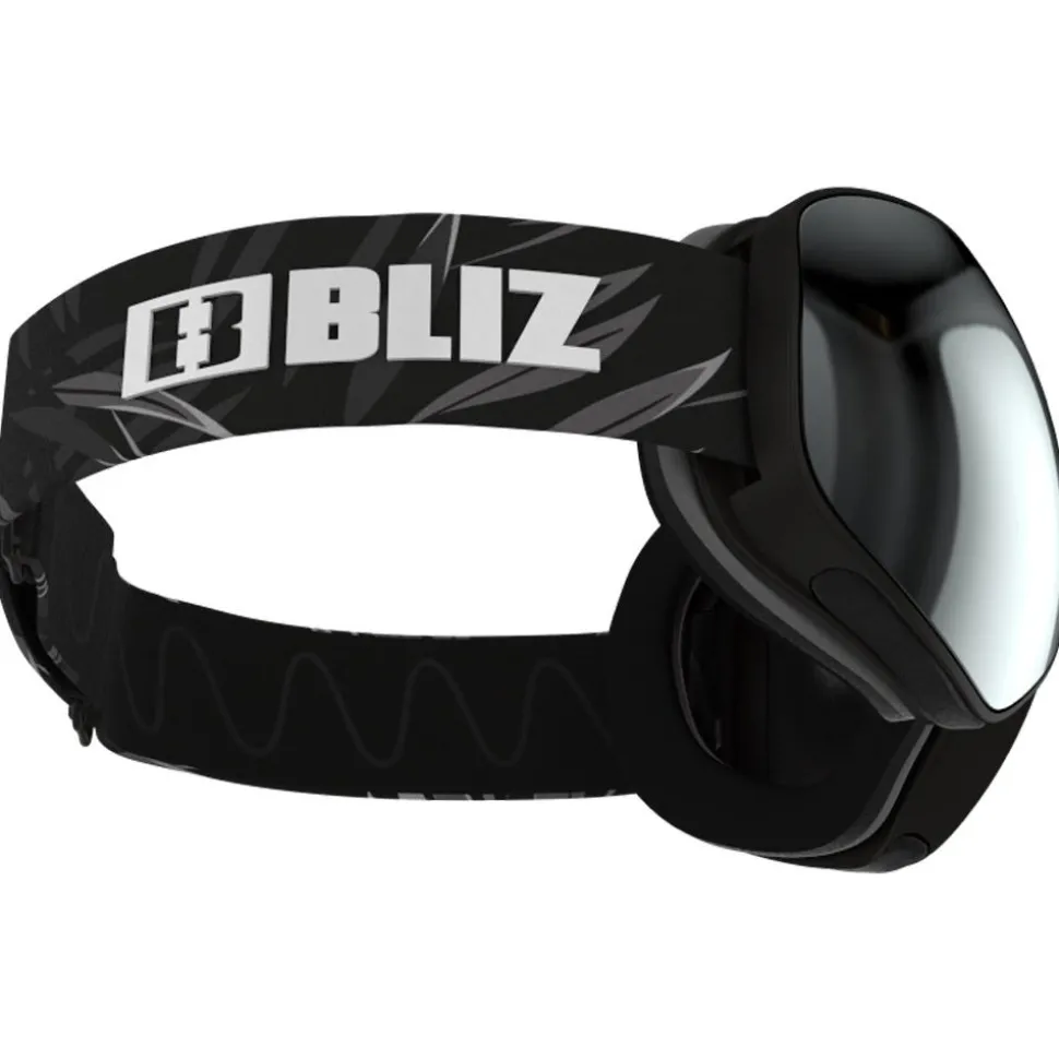 Masque de Ski Bliz Floz Matte Black Brown Silver Mirror