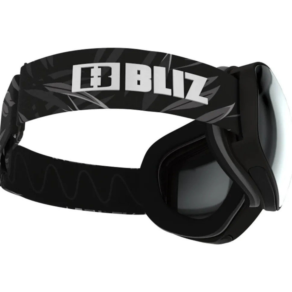 Masque de Ski Bliz Floz Matte Black Brown Silver Mirror