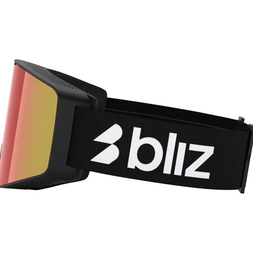 Masque de Ski Bliz G001 Matte Black Brown Red Multi