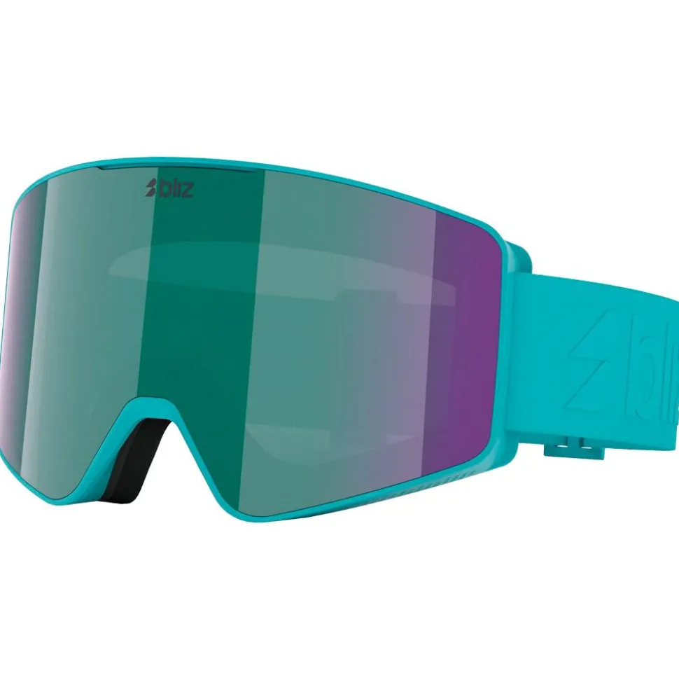 Masque de Ski Bliz G001S Matte Turquoise Brown Green Multi