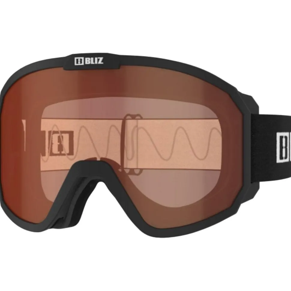 Masque de Ski Bliz Rave Jr Matt Black Orange