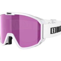 Masque de Ski Bliz Rave Matte White Brown Pink Multi
