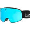 Masque de Ski Bollé Nevada Black Corp Matte Light Vermillon Blue Semi-Polarized