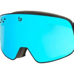 Masque de Ski Bollé Nevada Black Corp Matte Light Vermillon Blue Semi-Polarized