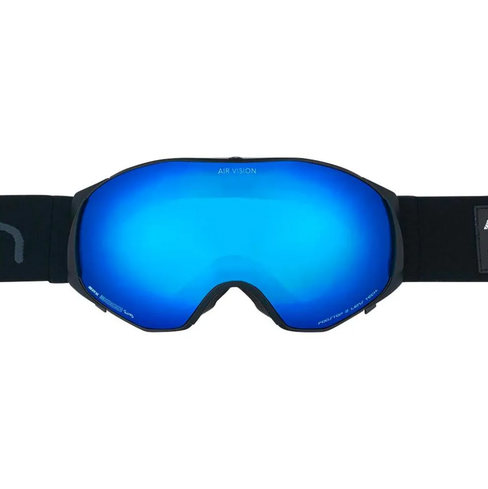 Masque de Ski Cairn Air Vision Otg Mat Black Blue Spx 3000ium