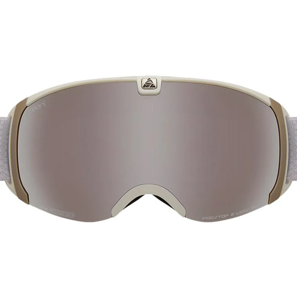 Masque de Ski Cairn Pearl Mat White Silver Spx 3000