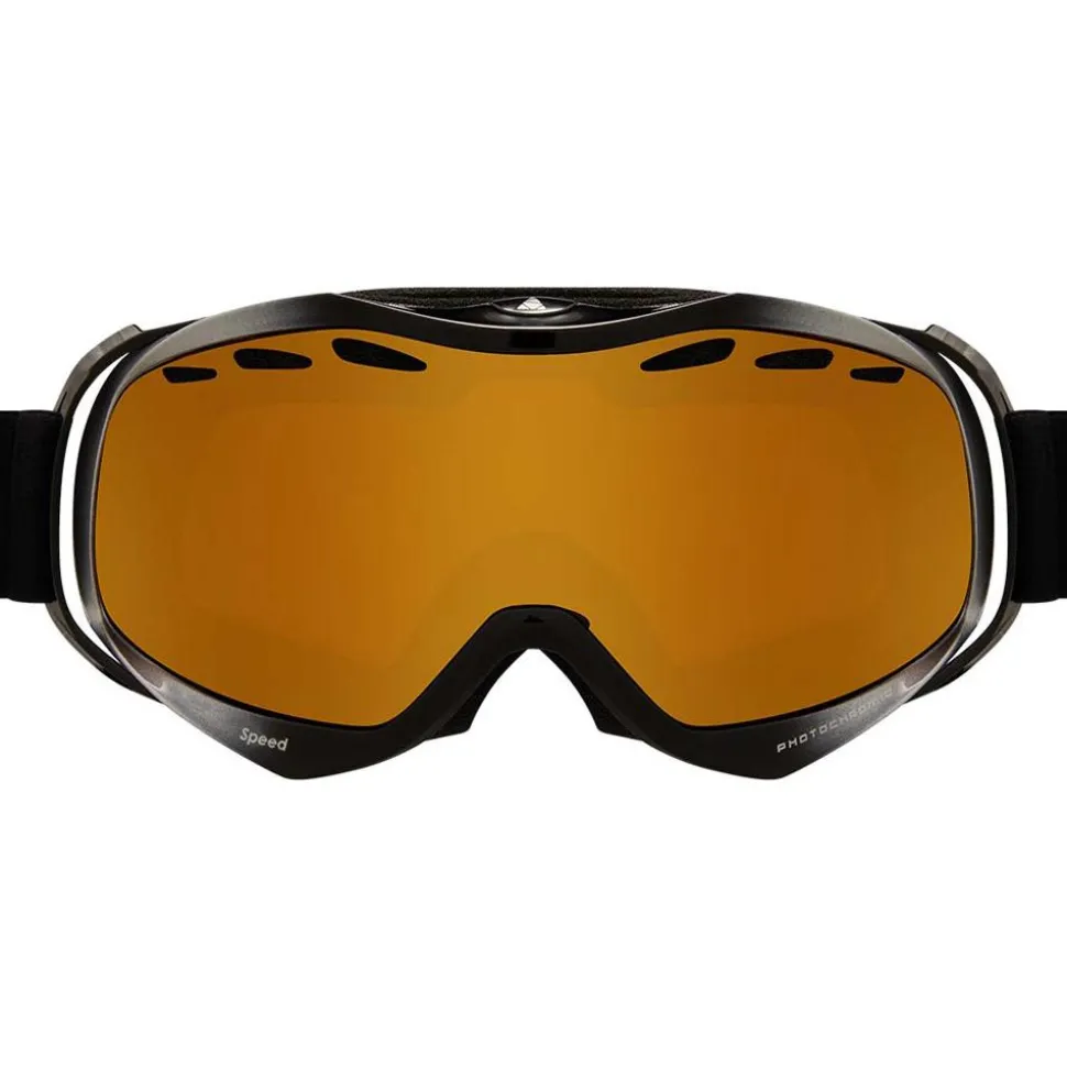 Masque de Ski Cairn Speed Shiny Black Shiny Silver Photochromic