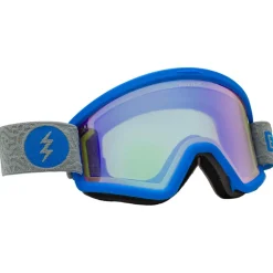 Masque de Ski Electric Hex Flood Blue Yellow Blue Chrome + Dark Grey