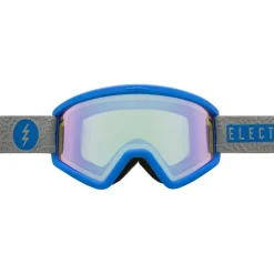 Masque de Ski Electric Hex Flood Blue Yellow Blue Chrome + Dark Grey