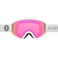 Masque de Ski Electric Hex Matte White Pink Chrome