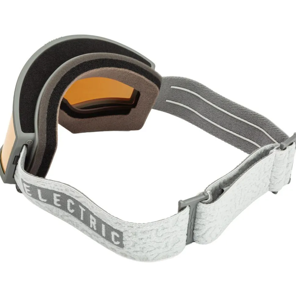 Masque de Ski Electric Kleveland Flood Smoke Gold Chrome + Yellow