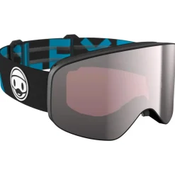 Masque de Ski Flaxta Prime Junior Black Blue Silver Mirror Lens