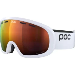 Masque de Ski Poc Fovea Mid Hydrogen White Clarity Intense Partly Sunny Orange