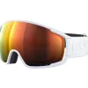 Masque de Ski Poc Zonula Hydrogen White Clarity Intense Partly Sunny Orange