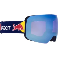 Masque de Ski Red Bull Spect Chute Matt Blue Purple Blue Mirror + Cloudy Snow