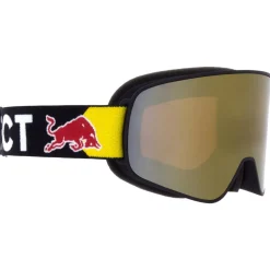 Masque de Ski Red Bull Spect Rush Matt Black Orange Gold Mirror
