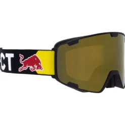 Masque de Ski Red Bull Spect Park Matt Black Brown Gold Mirror Polarized