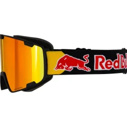 Masque de Ski Red Bull Spect Park Matt Black Orange Red Mirror