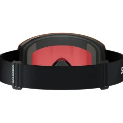 Masque de Ski Salomon Radium Pro Black Sigma Poppy Red + Sigma Light Blue