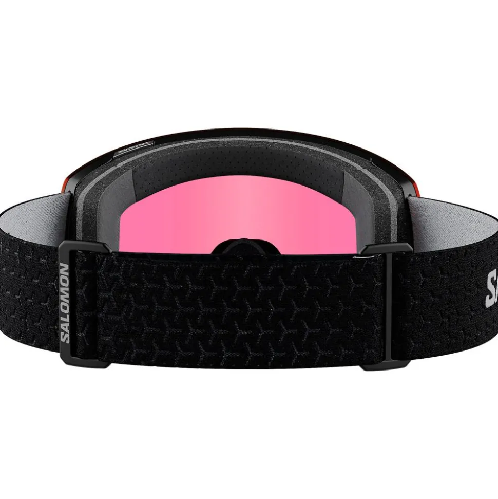 Masque de Ski Salomon Radium Pro Black Sigma Poppy Red