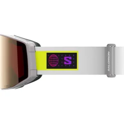 Masque de Ski Salomon Sentry Prime Grey Violet Sigma Gun Metal + Sigma Light Blue