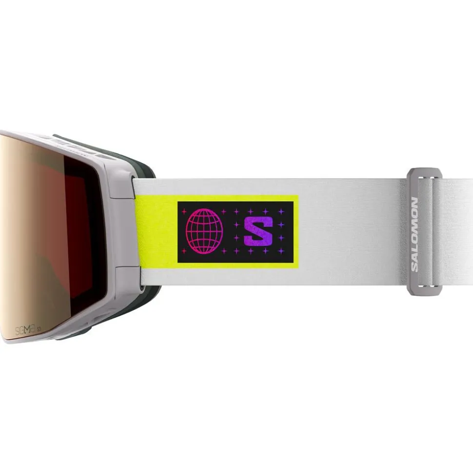 Masque de Ski Salomon Sentry Prime Grey Violet Sigma Gun Metal + Sigma Light Blue