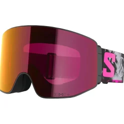 Masque de Ski Salomon Sentry Prime Black Echo Sigma Poppy Red + Sigma Light Blue