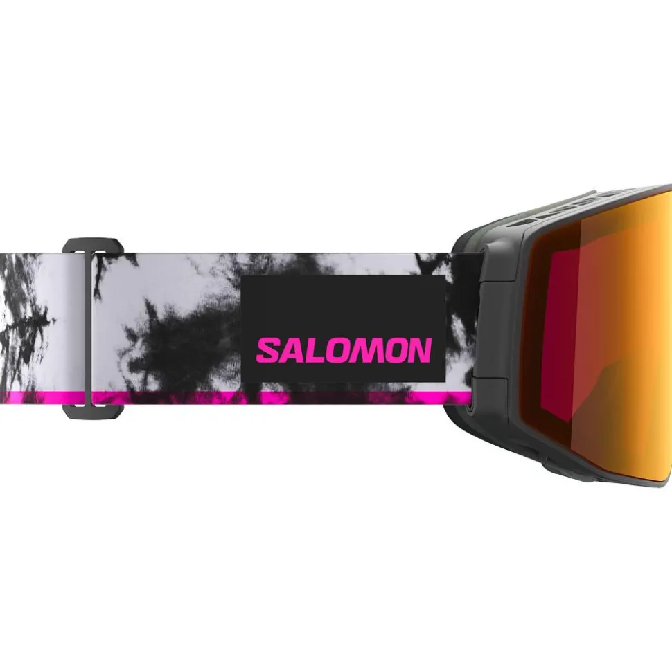 Masque de Ski Salomon Sentry Prime Black Echo Sigma Poppy Red + Sigma Light Blue
