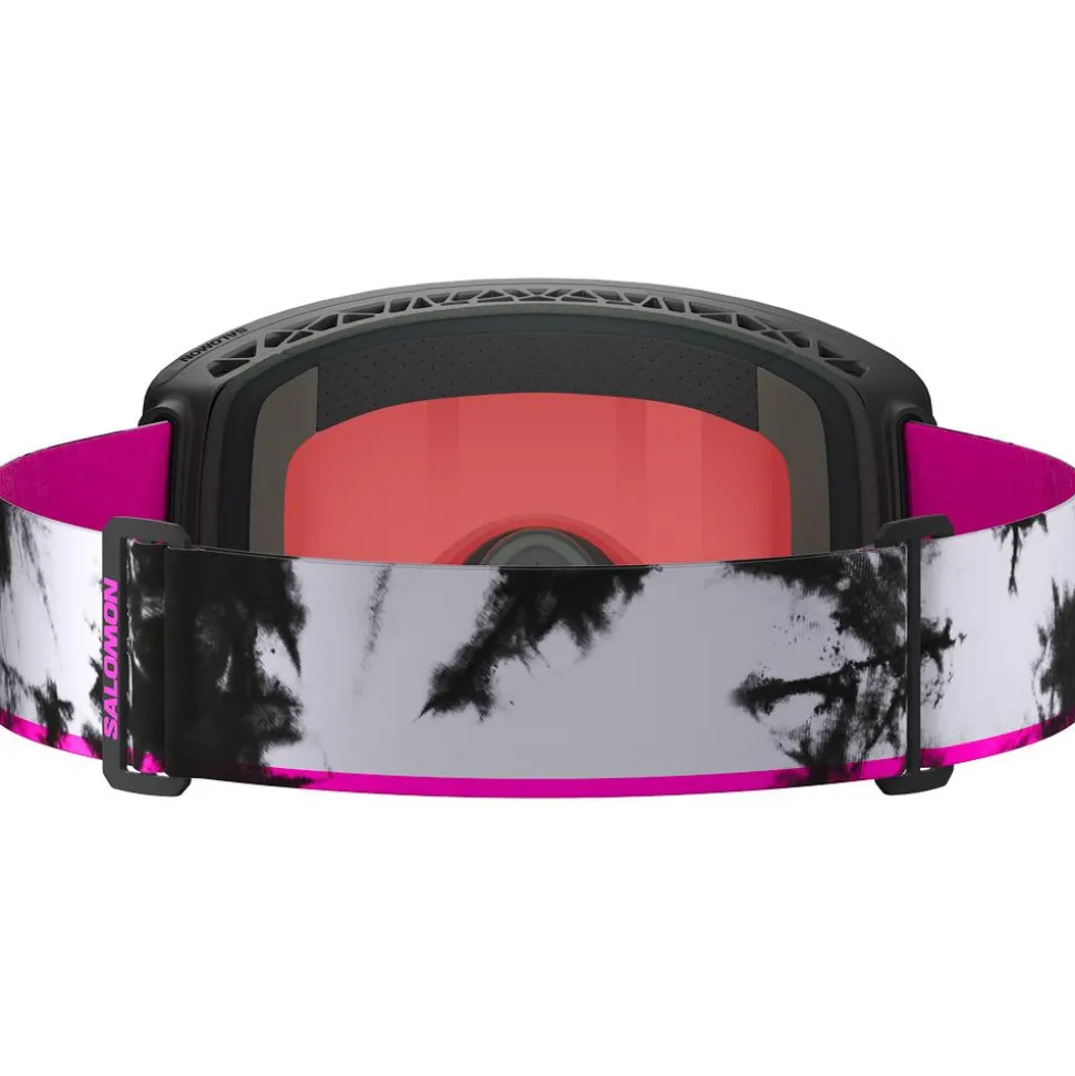 Masque de Ski Salomon Sentry Prime Black Echo Sigma Poppy Red + Sigma Light Blue
