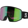Masque de Ski Salomon Sentry Pro Black Sigma Emerald + Sigma Silver Pink