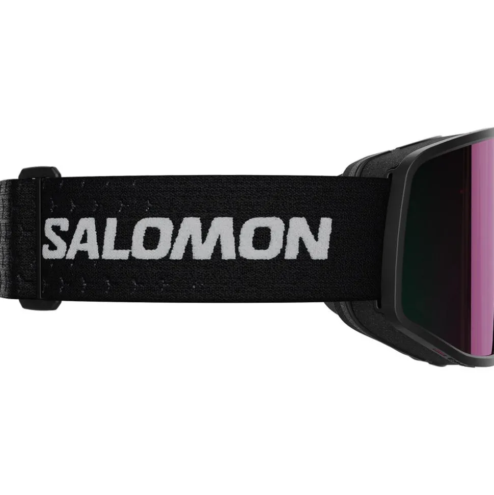Masque de Ski Salomon Sentry Pro Black Sigma Emerald + Sigma Silver Pink