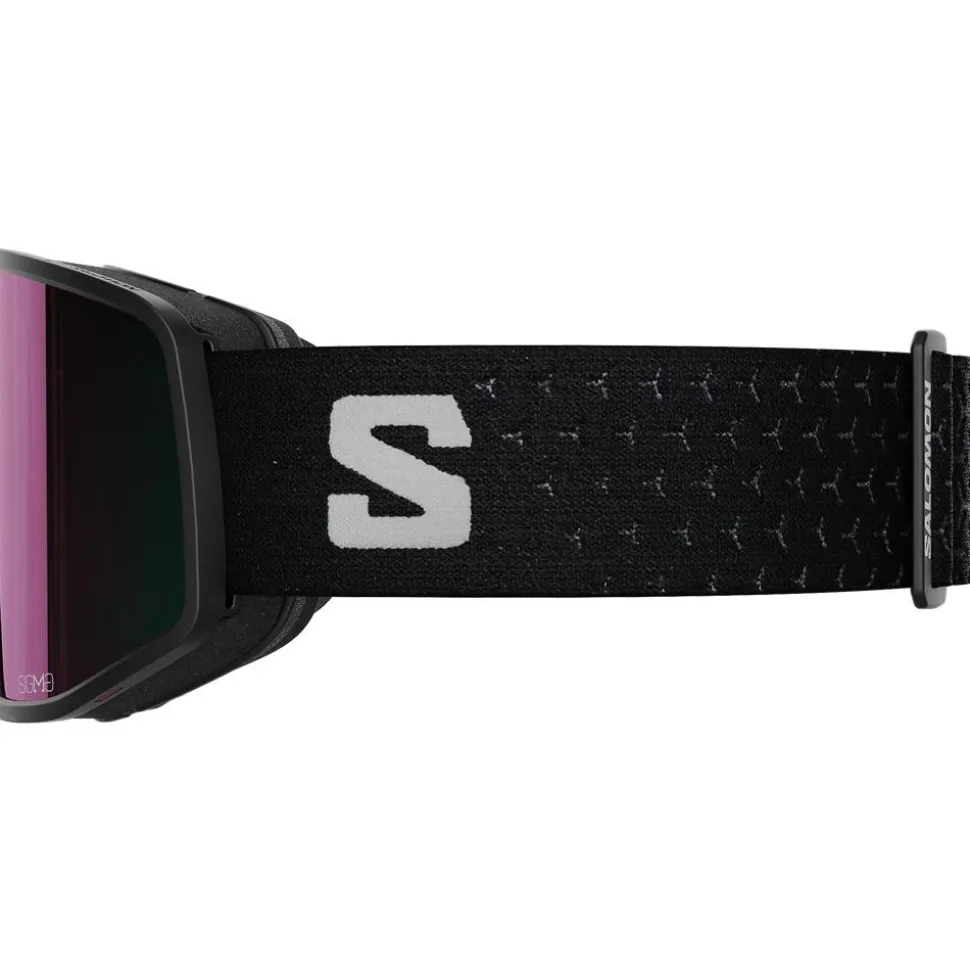 Masque de Ski Salomon Sentry Pro Black Sigma Emerald + Sigma Silver Pink