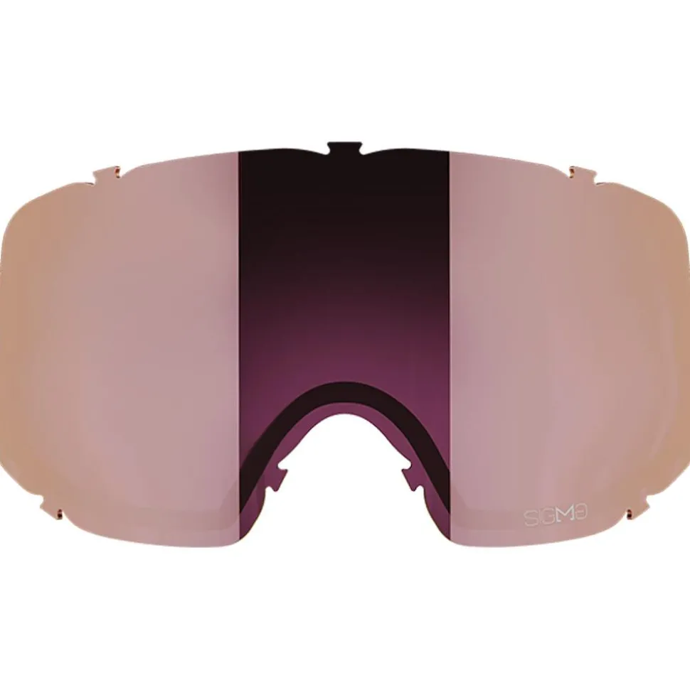 Masque de Ski Salomon Sentry Pro Black Sigma Emerald + Sigma Silver Pink