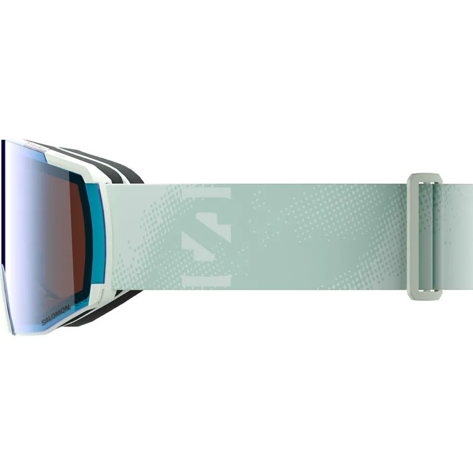Masque de Ski Salomon S/View White Moss Photo Multilayer Blue
