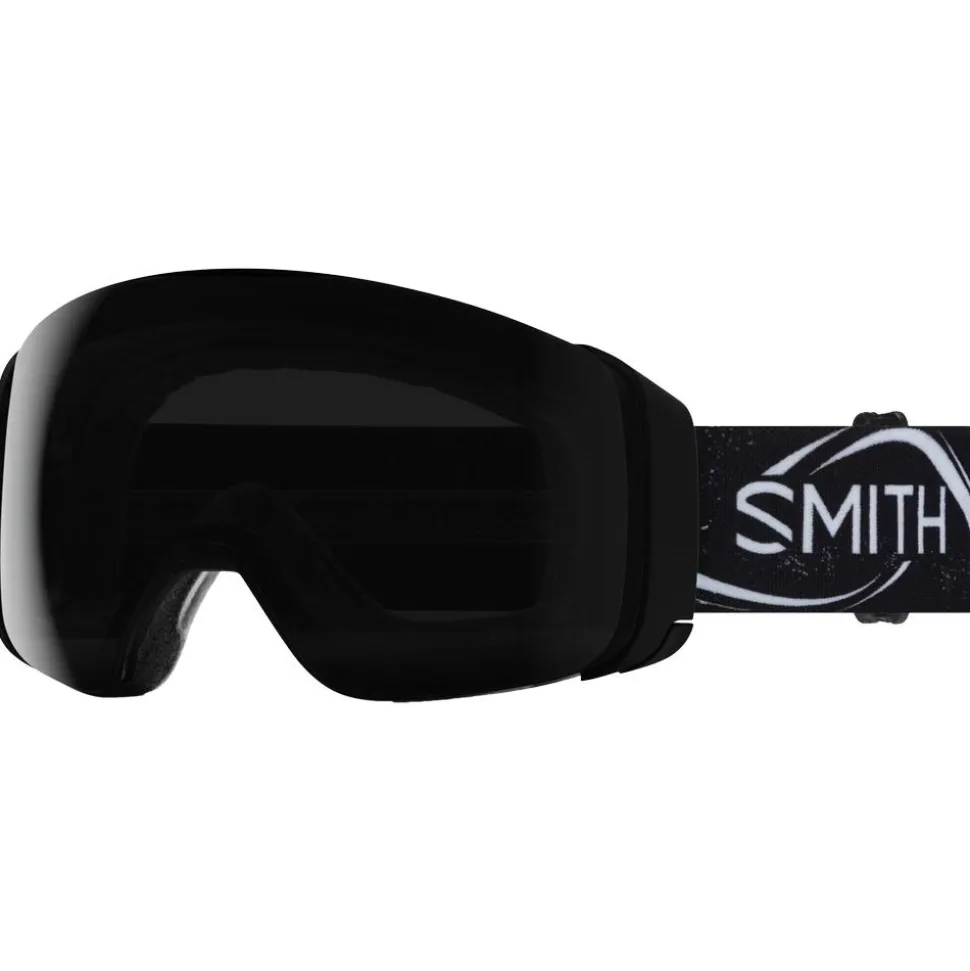 Masque de Ski Smith 4D Mag Ac Markus Eder Chromapop Sun Black + Chromapop Storm Blue Sensor Mirror