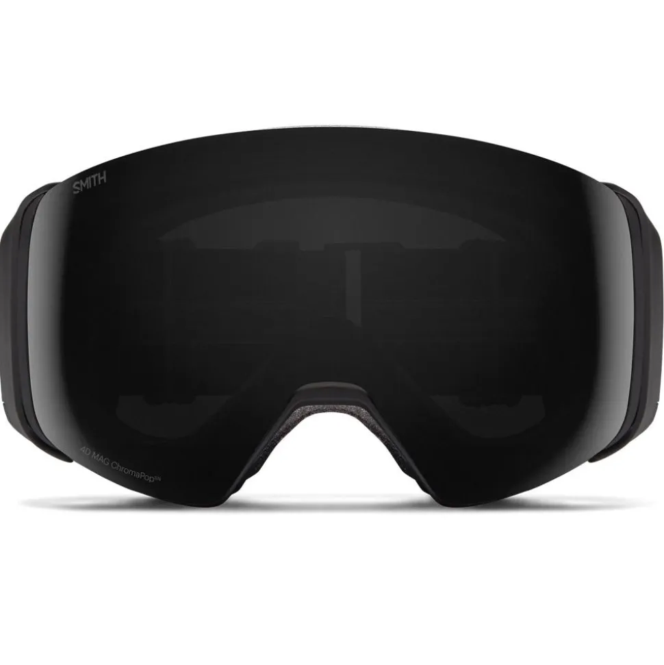 Masque de Ski Smith 4D Mag Ac Markus Eder Chromapop Sun Black + Chromapop Storm Blue Sensor Mirror