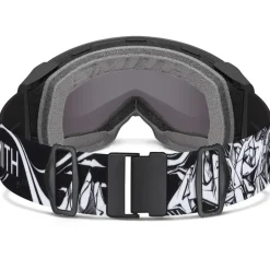 Masque de Ski Smith 4D Mag Ac Markus Eder Chromapop Sun Black + Chromapop Storm Blue Sensor Mirror