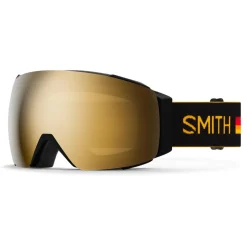 Masque de Ski Smith I/O Mag Speed Racer Chromapop Sun Black Gold Mirror + Chromapop Storm Blue Sensor Mirror