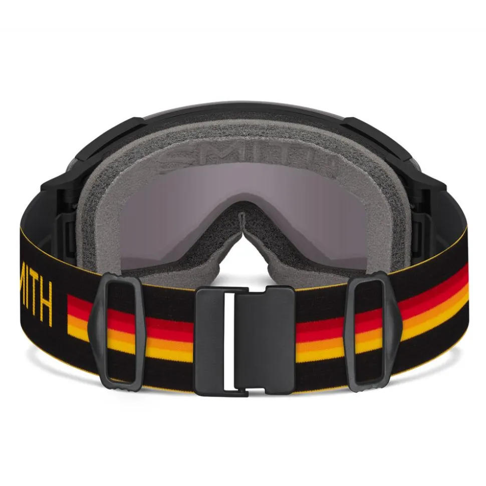 Masque de Ski Smith I/O Mag Speed Racer Chromapop Sun Black Gold Mirror + Chromapop Storm Blue Sensor Mirror