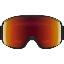 Masque de Ski Smith Rally Black Red Sol-x Mirror