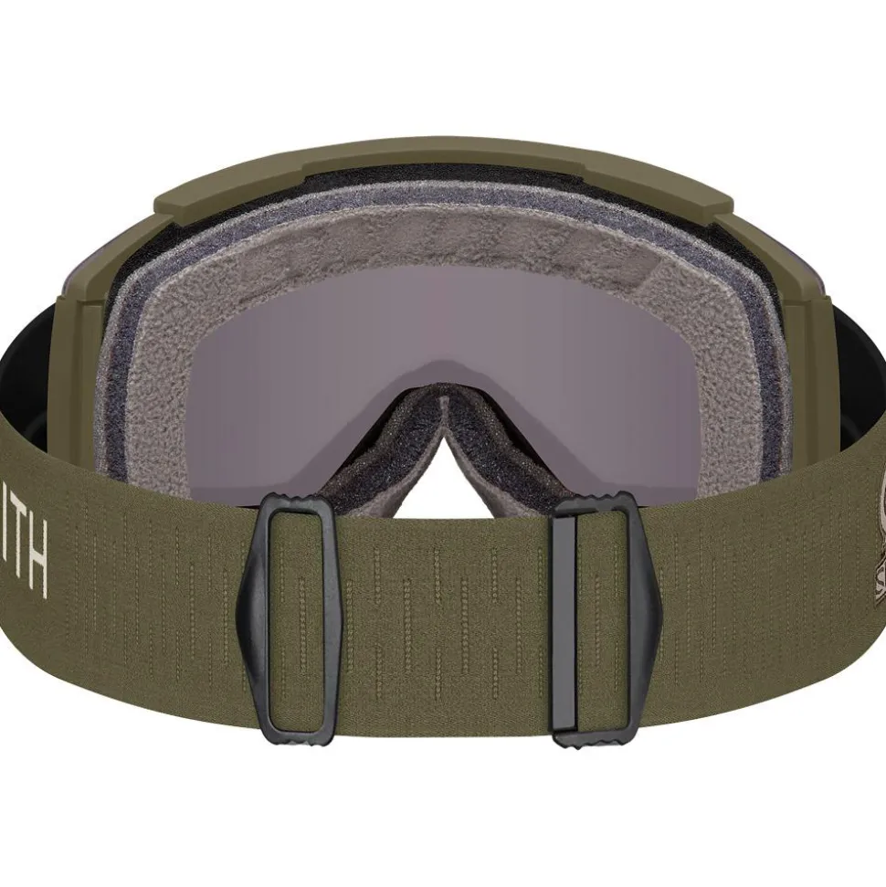 Masque de Ski Smith Squad XL Forest Chromapop Sun Platinum + Chromapop Storm Yellow Flash