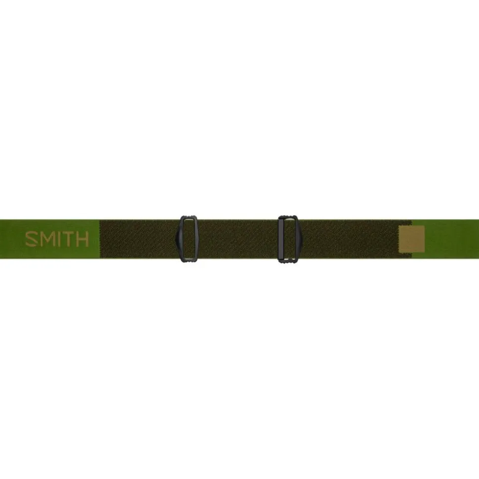 Masque de Ski Smith Squad Olive Chromapop Sun Black + Clear
