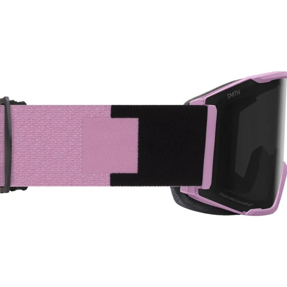 Masque de Ski Smith Squad Mag Proper Pink Chromapop Sun Black + Chromapop Storm Blue Sensor Mirror