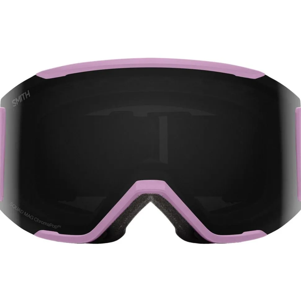 Masque de Ski Smith Squad Mag Proper Pink Chromapop Sun Black + Chromapop Storm Blue Sensor Mirror
