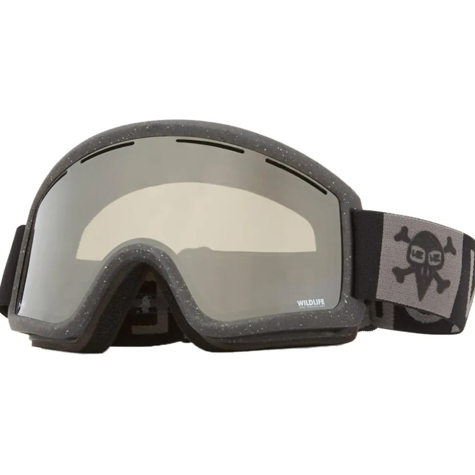 Masque de Ski Von Zipper Cleaver Kevin Jones Sig Stone Satin Wildlife Silver Chrome + Clear Fire Chrome