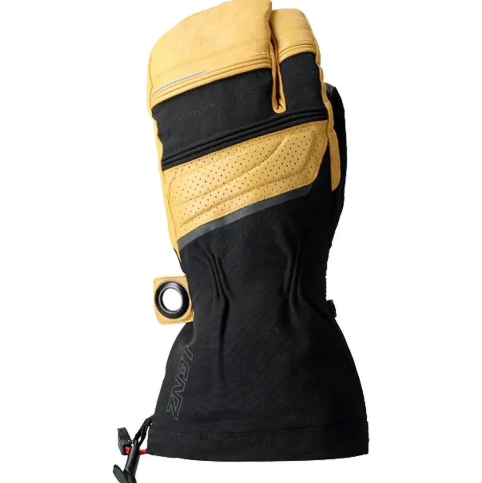 Moufles Lenz Heat Glove 8.0 Finger Cap Lobster Black Yellow