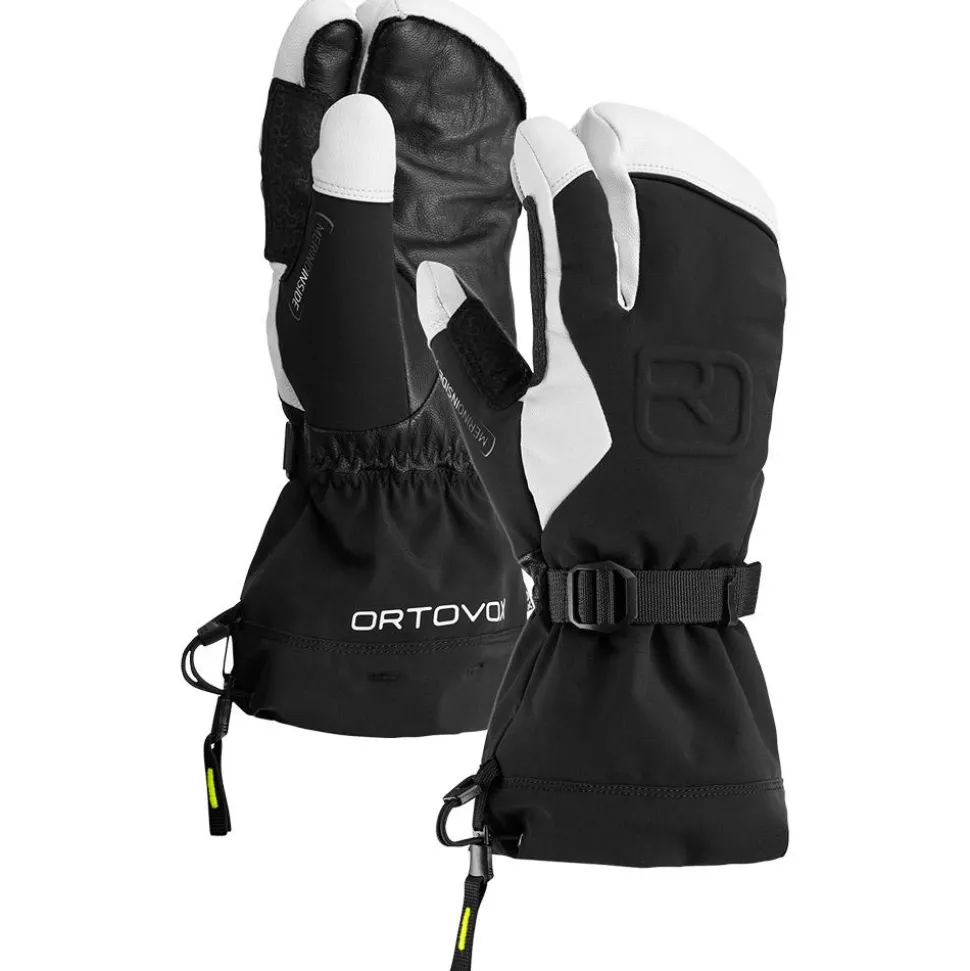 Moufles Ortovox Freeride 3 Finger Glove Black Raven