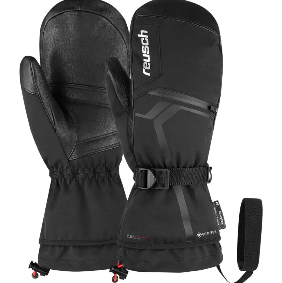 Moufles Reusch Down Spirit Gore-Tex Mitten Black Silver