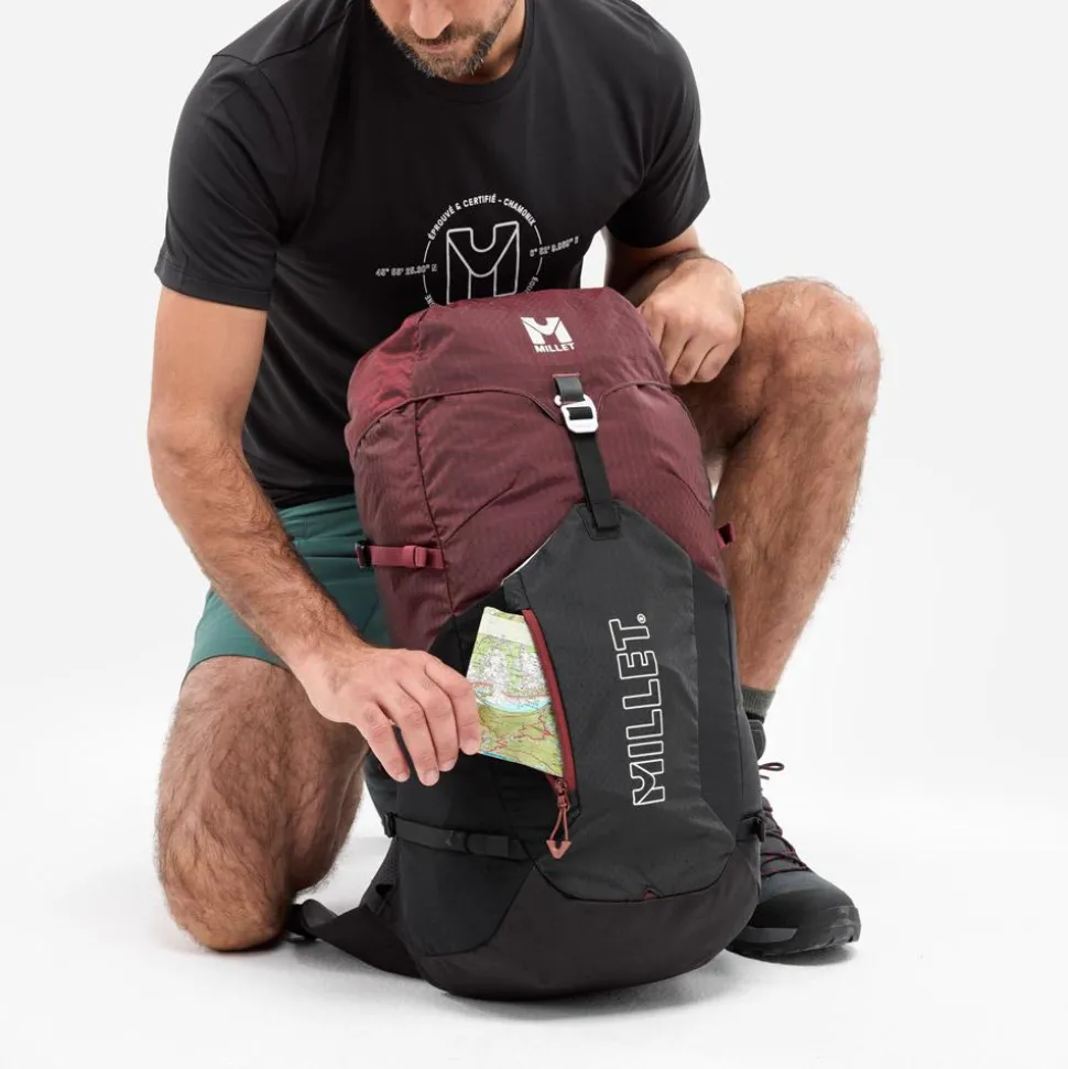 Sac à dos Millet Ubic 25 E-Black Dark Red