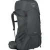Sac à dos Osprey Rook 65 Dark Charcoal Silver Lining